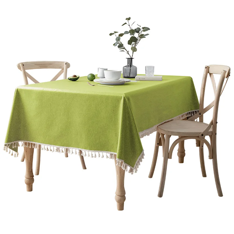 

Rectangular dining table mat, light and luxurious, high-end tea table cloth, desk mat, student cotton and linen