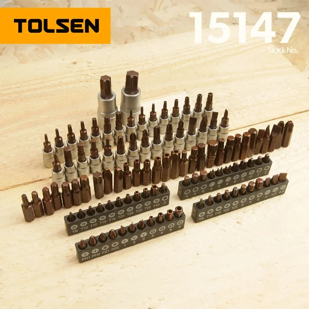 TOLSEN 15147 Профессиональный 216 шт. в коробке детский комбинированный гаечный ключ