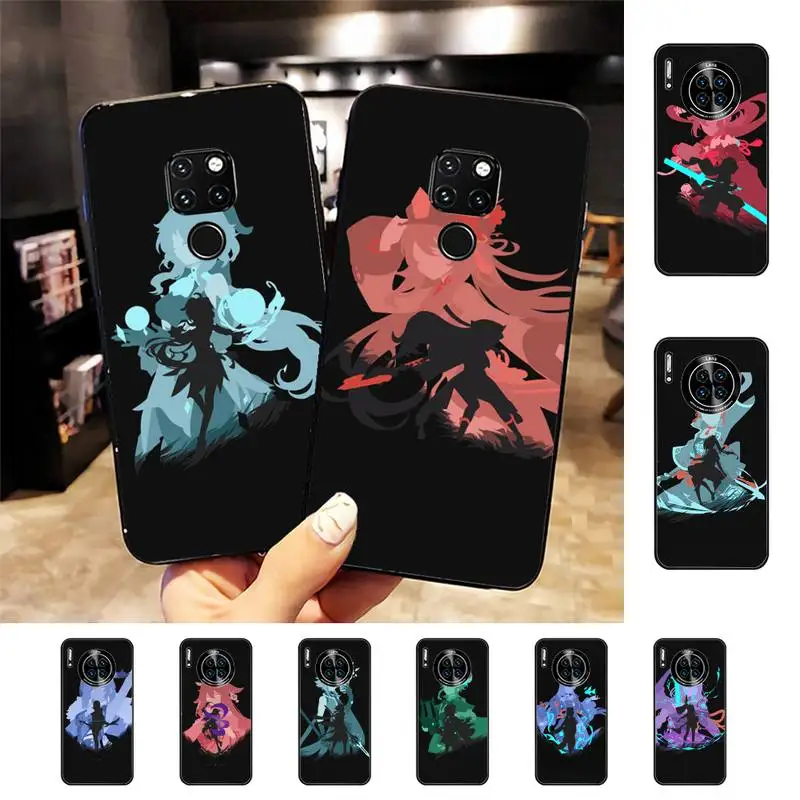 

Genshin Impact Kazuha Zhongli Hutao Xiao Phone Case for Huawei Mate 20 10 9 40 30 lite pro X Nova 2 3i 7se