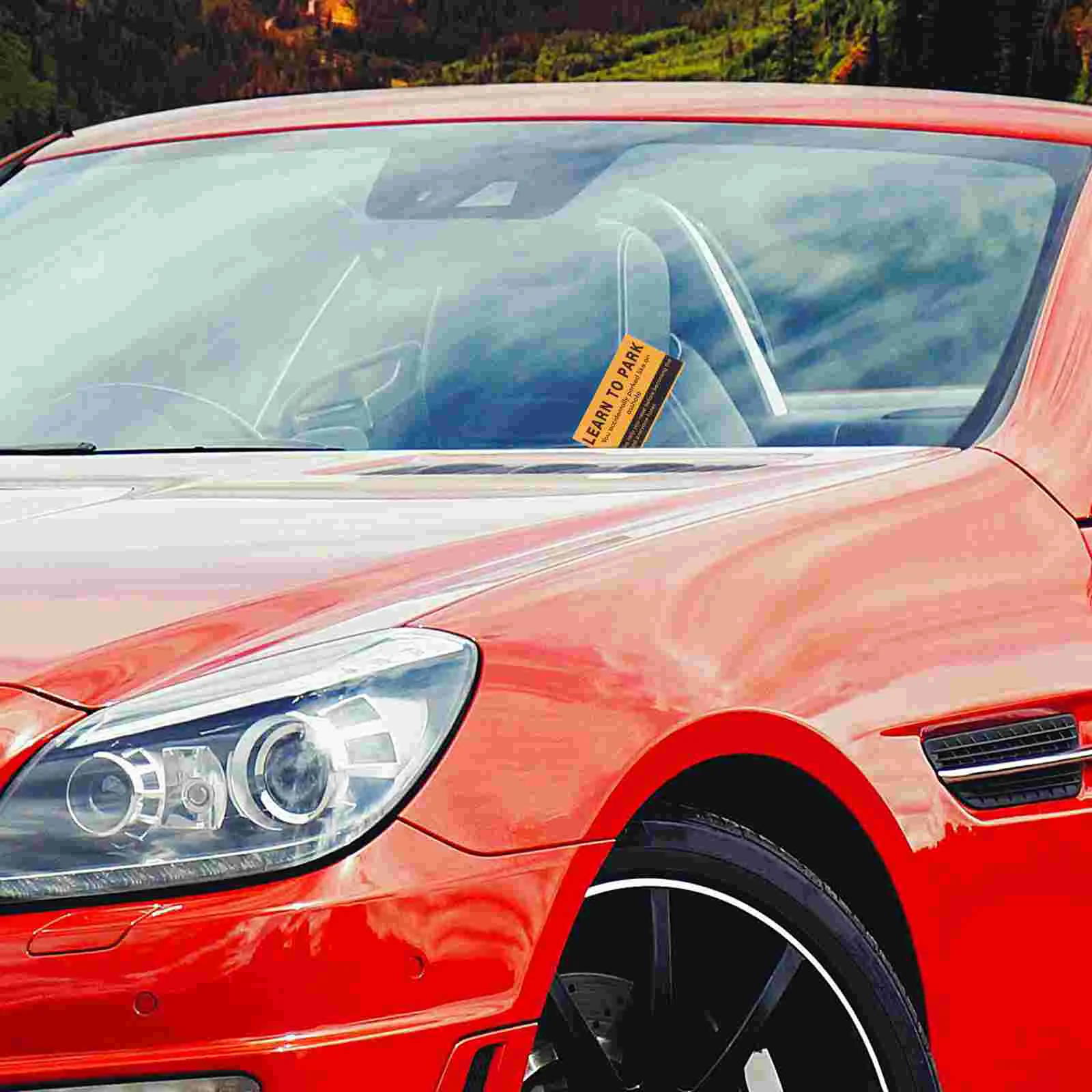 Вы паркували как идиотные карты наклейка на автомобиль парковка общая бумага