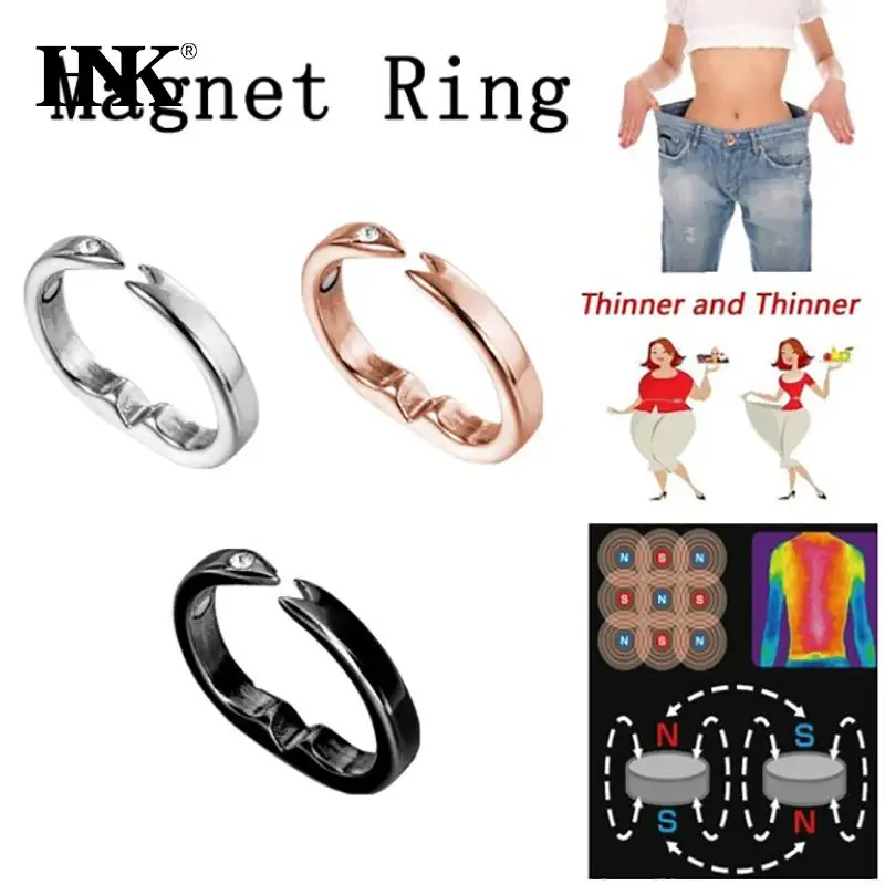 

Stainless Steel Magnetic Rings Magnetic Weight Loss Ring Slimming Tools Fitness Reduce Weight Ring Health Ring