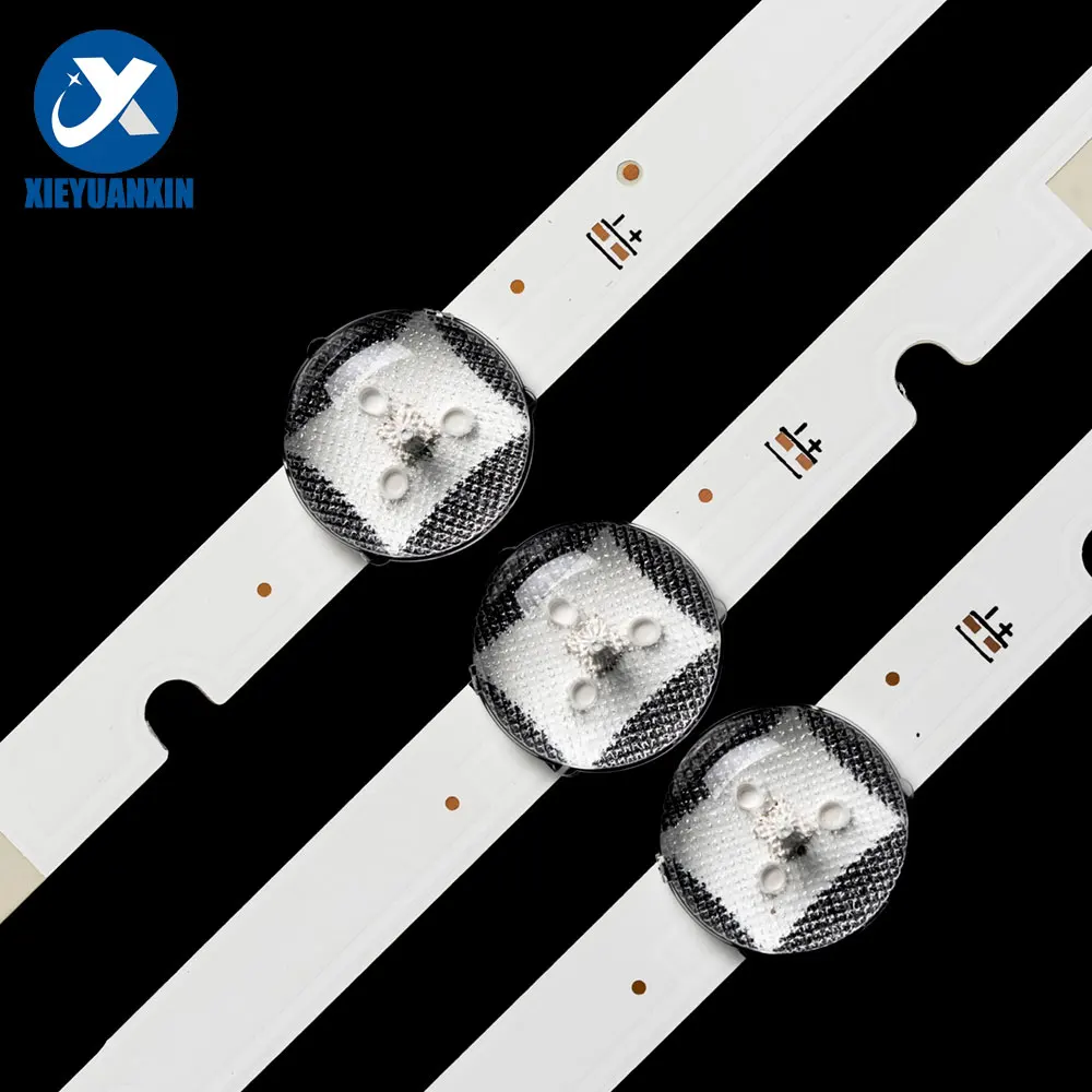 4 пары/комплект светодиодная лента для подсветки телевизора 3 В 1 Вт