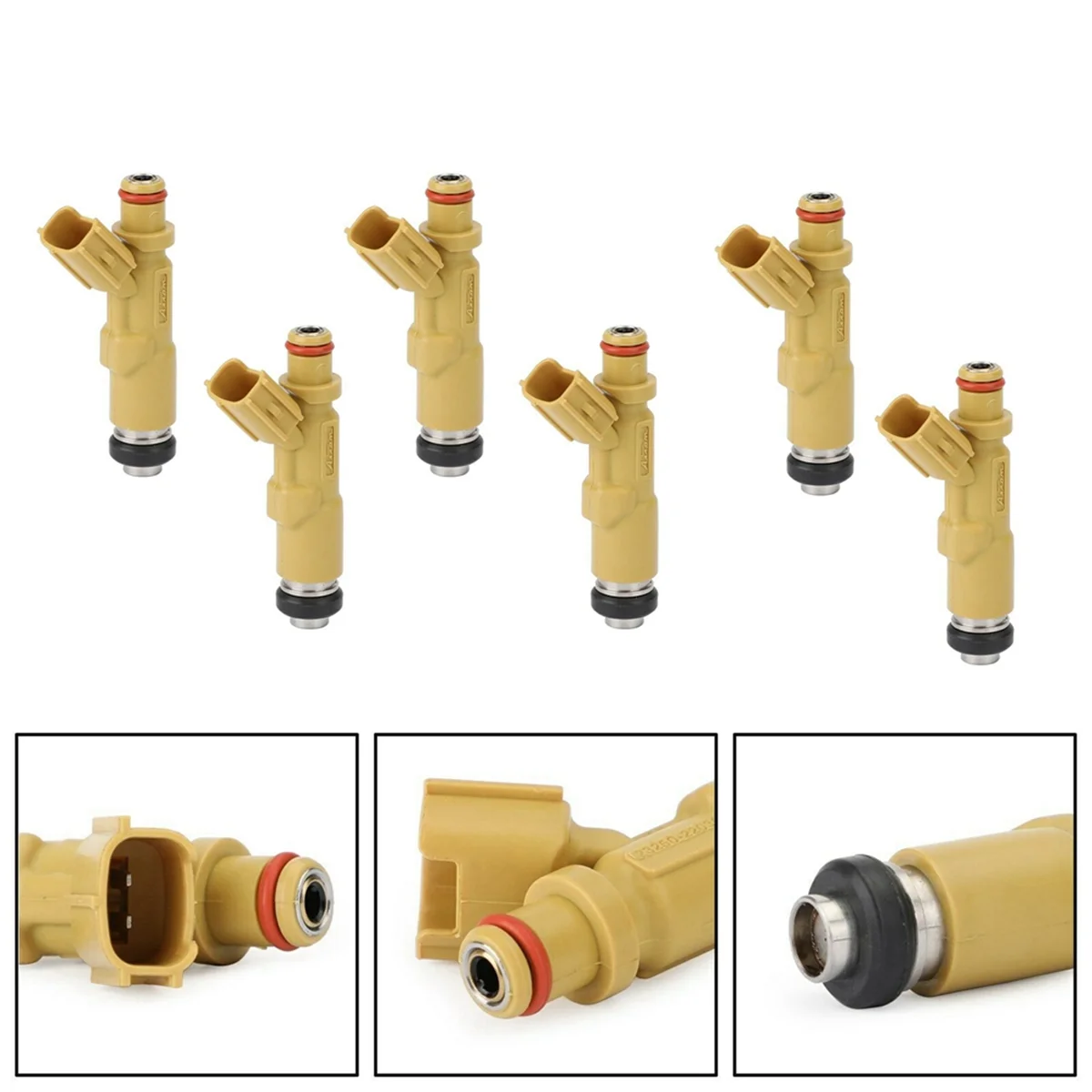 6 шт. топливные форсунки 23250-22030 для Toyota Celica Matrix Pontiac Vibe 1.8L 2ZZ-GE 2000-2006 23209-22060