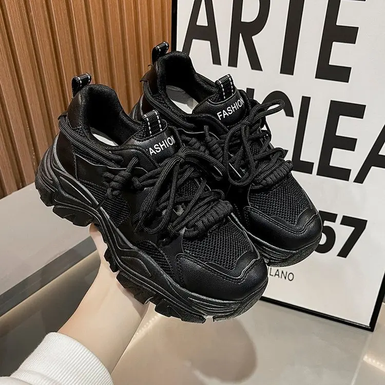 

2022 autumn new shoes women's shoes round head shoes classic black pure white