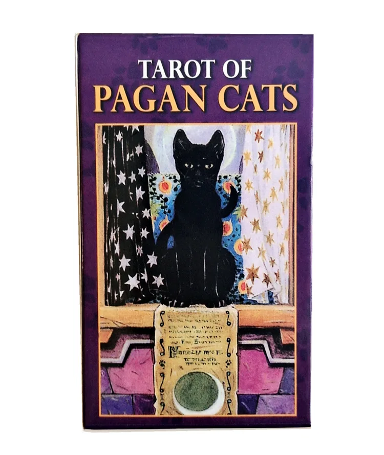 

78 Pcs Tarot Of Pagan Cats Full English Family Party Board Game Oracle Cards Astrology Divination Fate Card