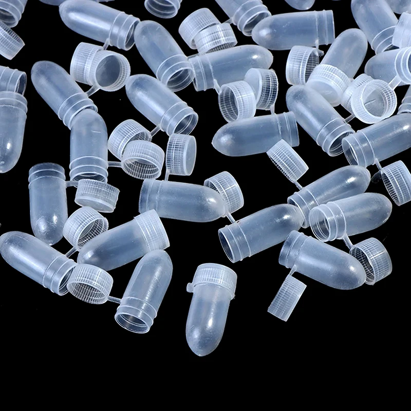 100 шт./партия прозрачные мини-контейнеры для хранения капсул