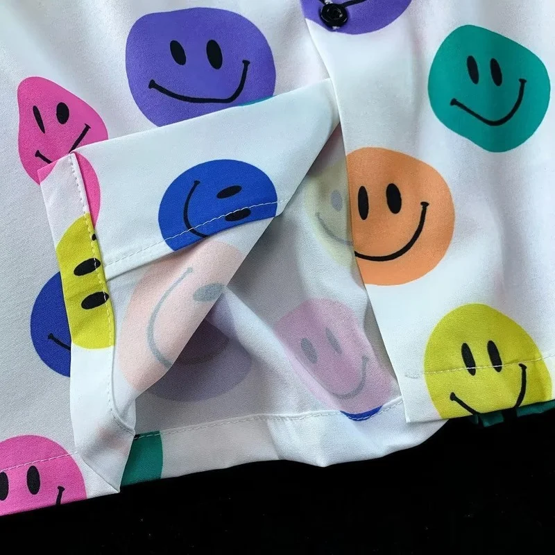 Блузка женская в Корейском стиле модная повседневная недорогая рубашка с