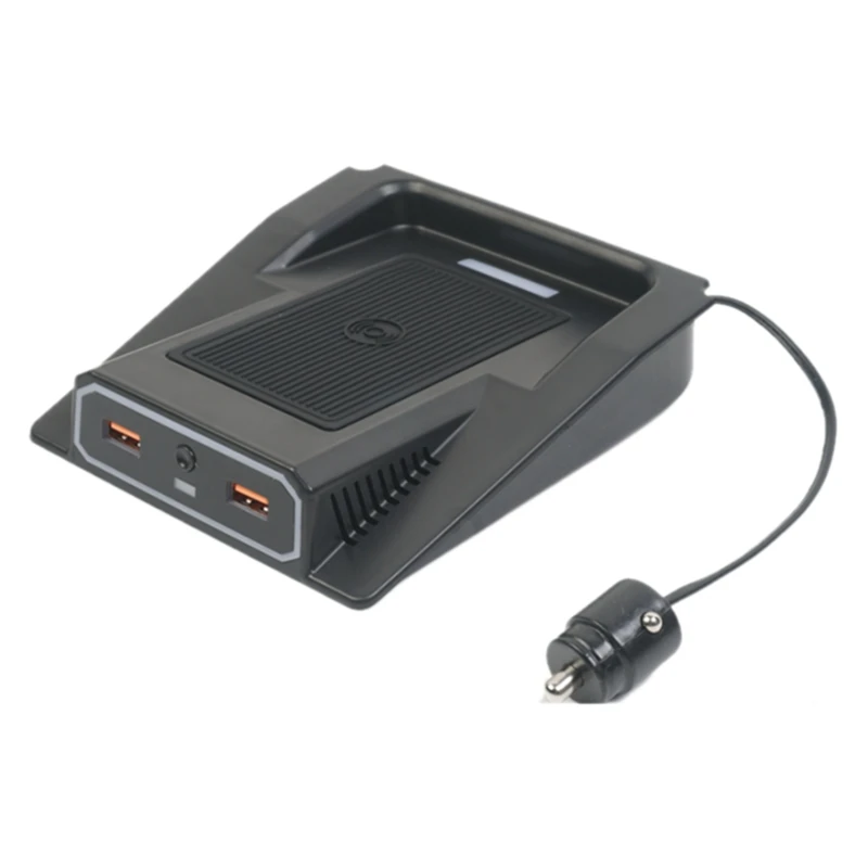 

Автомобильный держатель для телефона для Suzuki Jimny JB64 JB74 2019-2021, беспроводное зарядное устройство с двумя USB QC 3,0, адаптер для быстрой зарядки