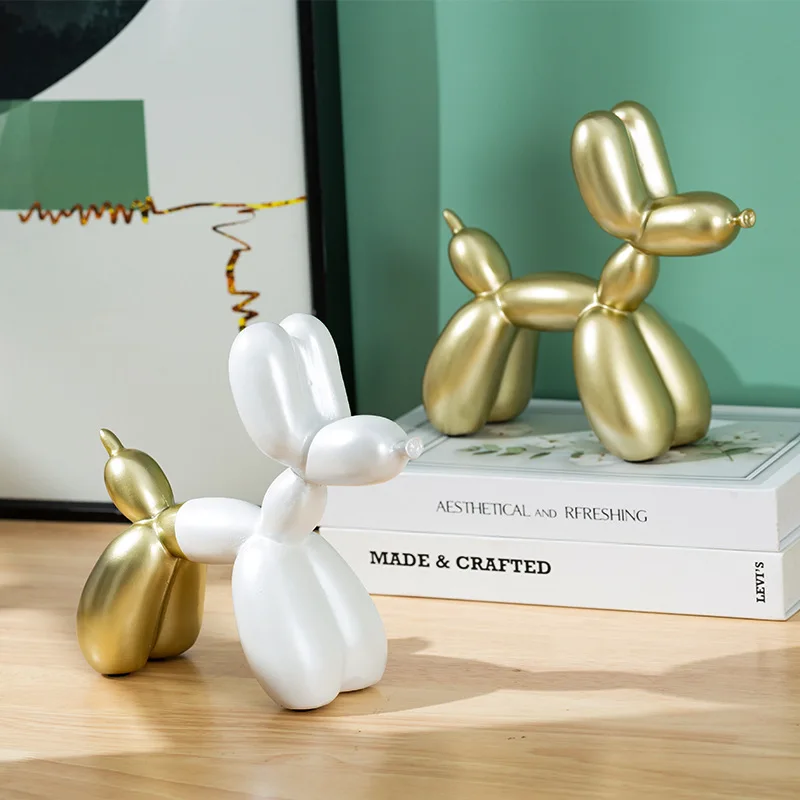 

Creative Balloon Dog Resin Crafts Home Decoration Cute Animal Decoration Gift living room decor home decor hound gift puppy