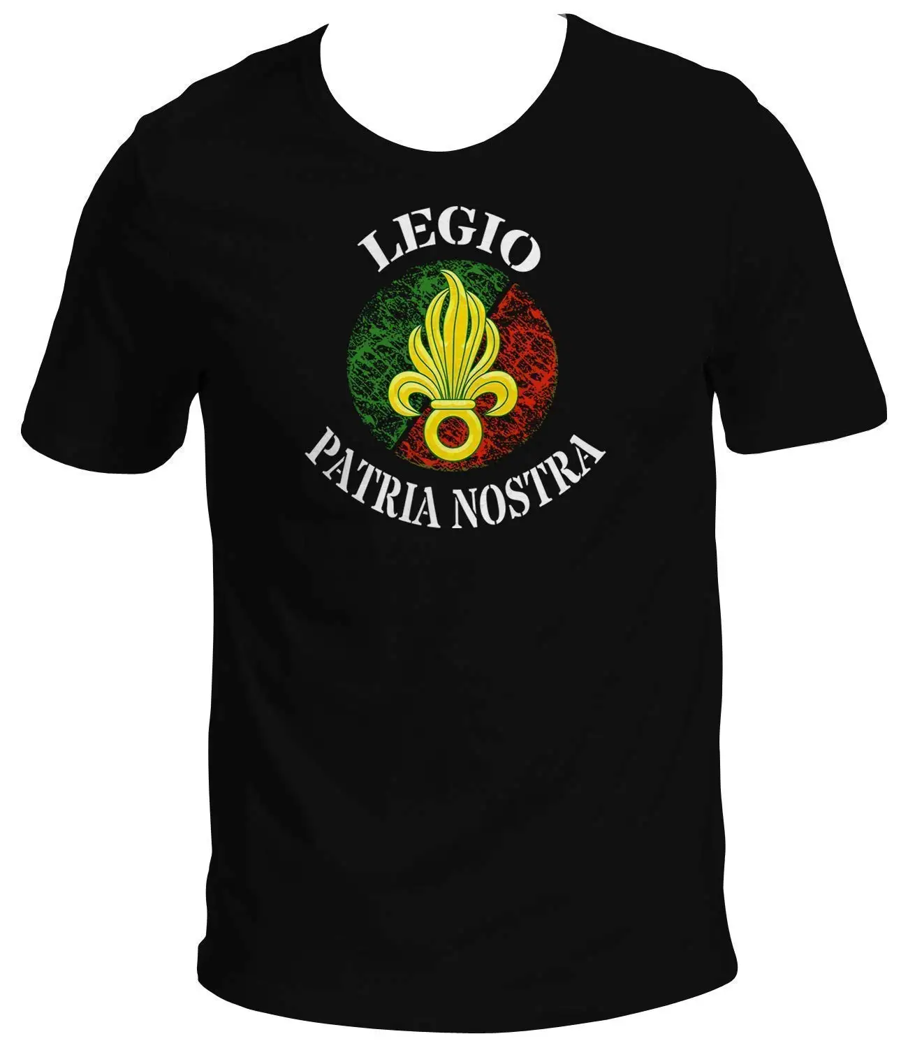 

Футболка мужская с круглым вырезом, коротким рукавом и круглым вырезом