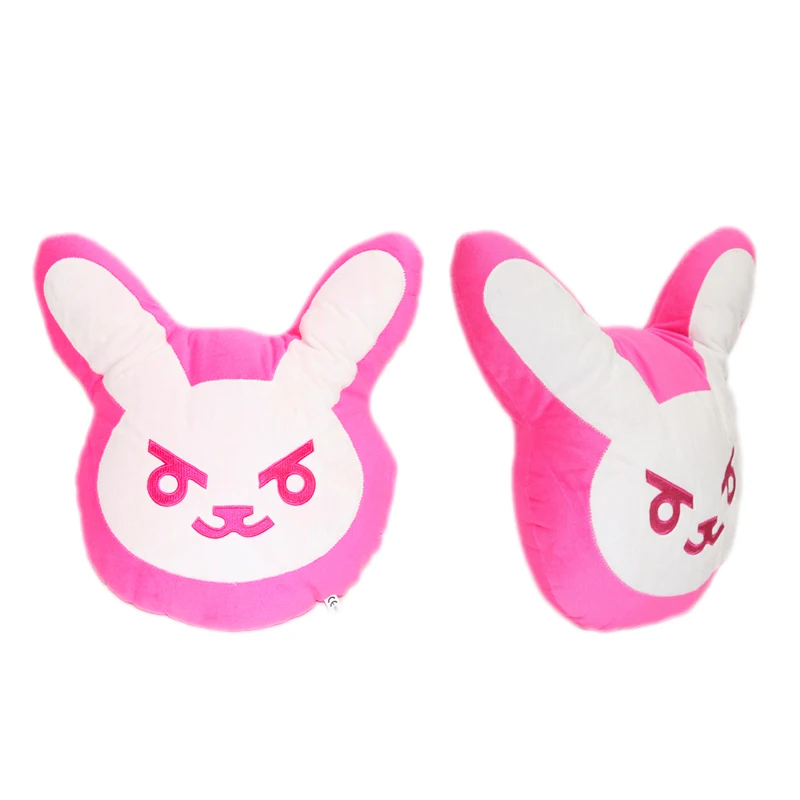 

Overwatches Pink Dva Rabbit Plush Pillow Toys OW Game Over Watch Soft DVA Pillow Cosplay Cushions Kids Toys Gifts