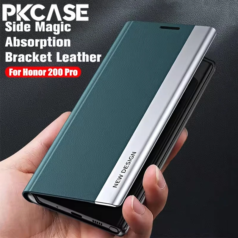 Кожаный магнитный флип-чехол PKCASE для Honor 300 200 90 70 чехол Huawei P40 P30 Mate 20 Lite 30 40 60 Pro Y9 Enjoy