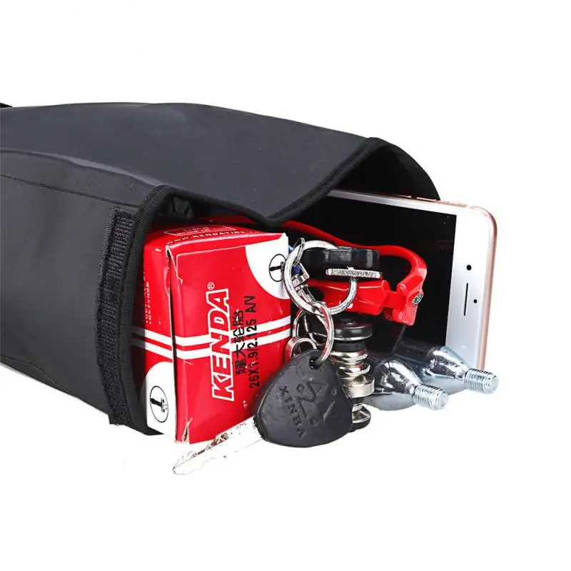 

Велосипедная сумка, черная вместительная Трехточечная фиксация, водонепроницаемые подвесные светильники, Велосипедное оборудование, светоотражающее