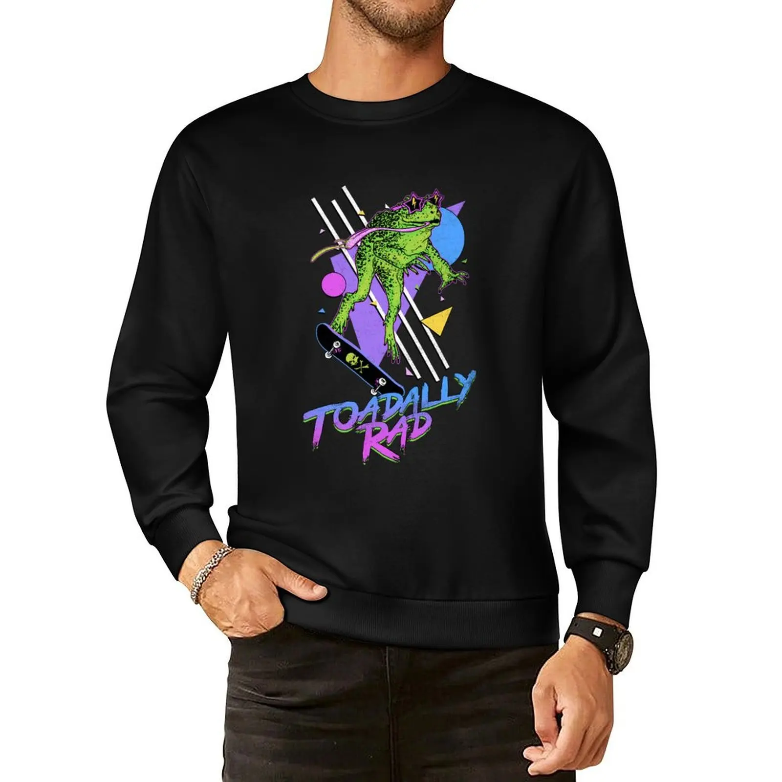 Пуловер с капюшоном Toadally Rad мужская одежда модное мужское пальто новые толстовки