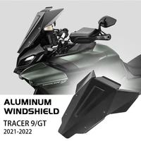 fit for yamaha tracer 9 gt tracer9 2021 motorcycle accessories windshield windscreen aluminum wind shield deflectore
