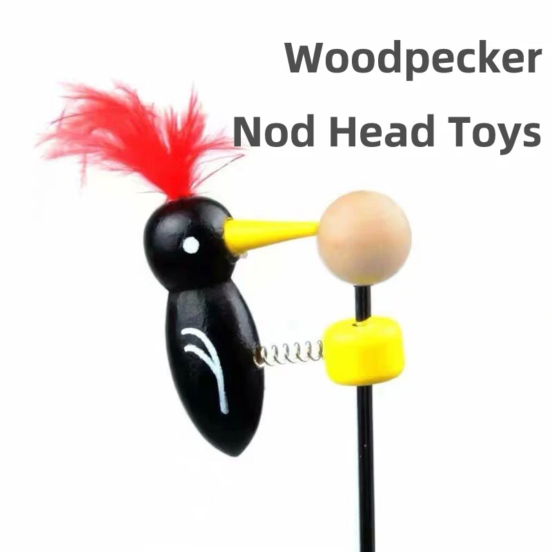 

Woodpecker Nod Climb Toys Stress Reliever Toys Novelty Gag Practical Jokes Sensory Toys Anti Stress Toys Prank for Kids Children