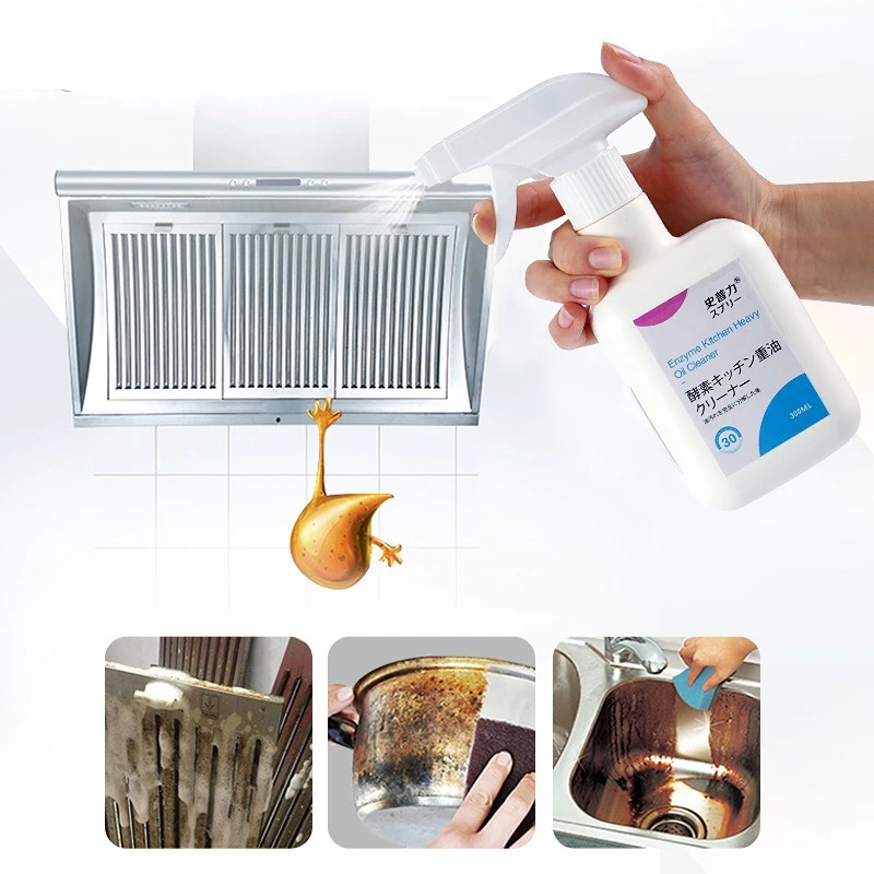 

Cleaner Foam Grease Cleaner Kitchen Grease Foam Cleaner Stain Remover Multi-Purpose Dirt Oil Cleaning Bubble Spray