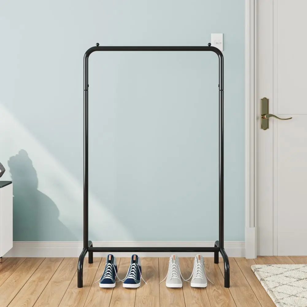 

Hard Clothing Rack Wear-resistant Clothes Rack Single Rod Bedroom Clothing Shop Garment Shirts Jeans Coats Organizer Display