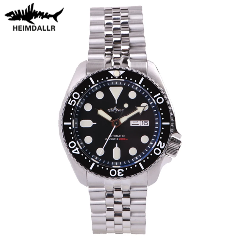 Heimdallr мужские часы для дайвера SKX007 с сапфировым стеклом браслет из нержавеющей