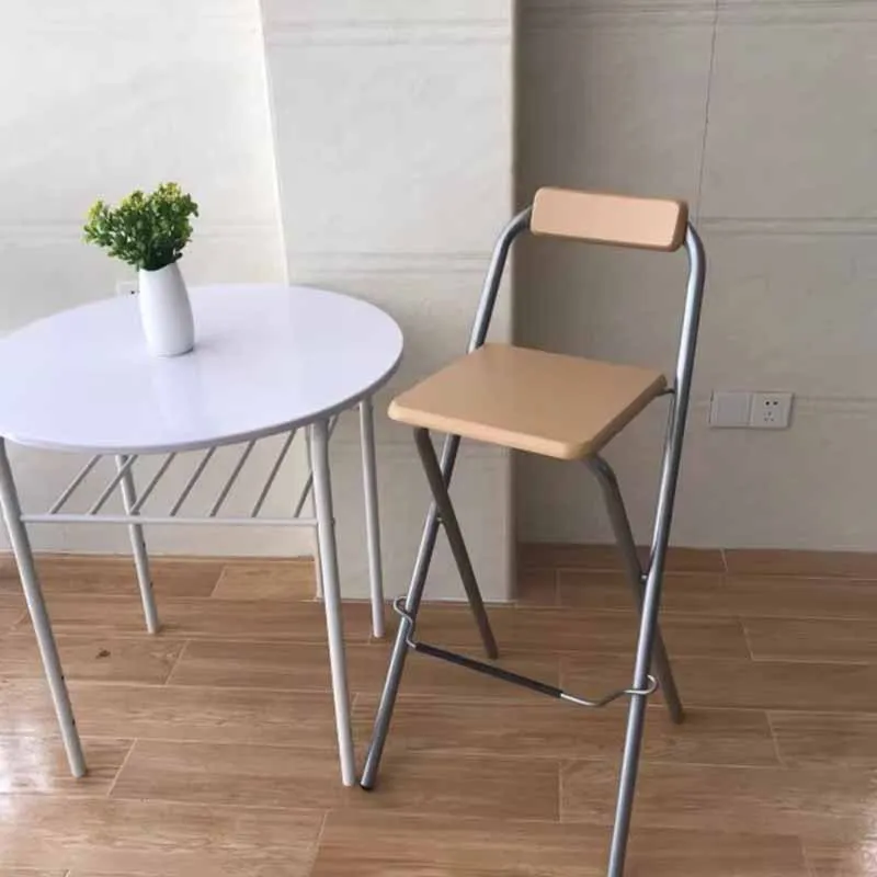 

Simple Lounge Bar Chairs Folding White Outdoor Nordic Bar Chairs Reception Desks Taburetes Altos Cocina Room Aesthetic Decor