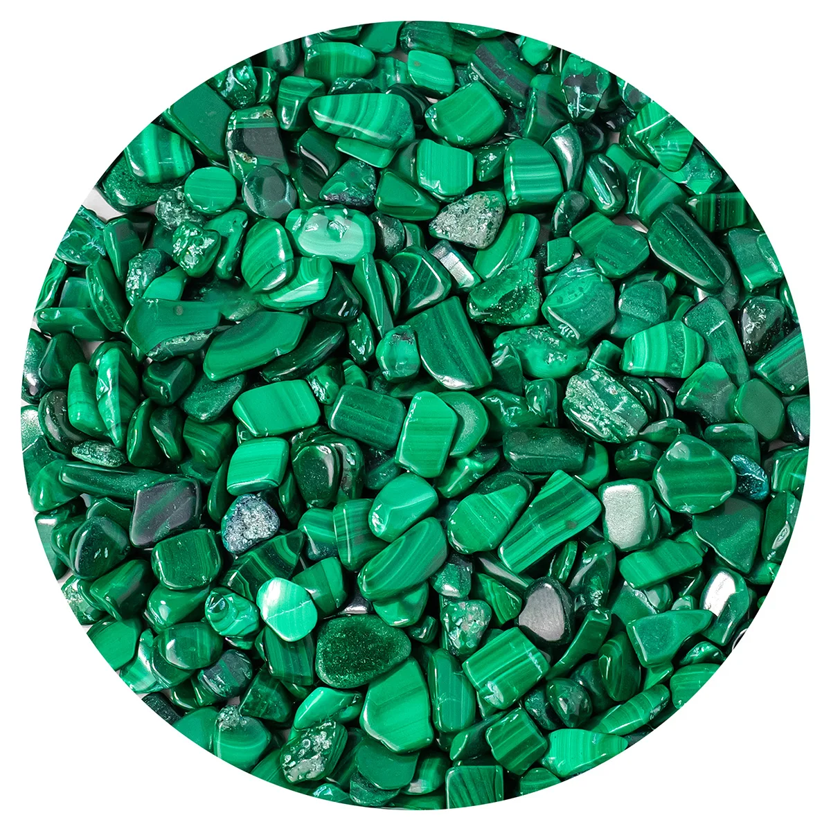 

50 Г Натурального Малахитового Кристалла, Минеральная Крошка, Образец Для Рейки, Декоративные Камни Для Аквариума