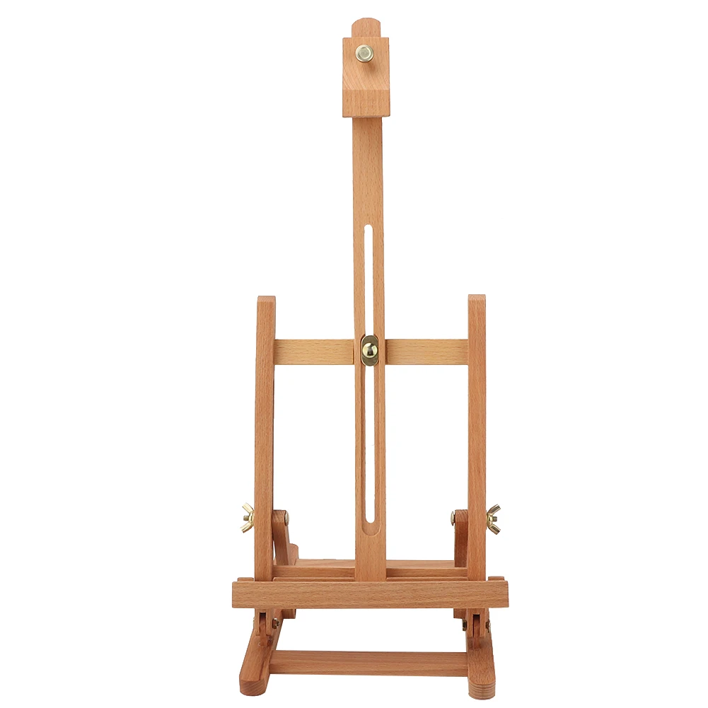 

Small Wooden Adjustable Tabletop H-Frame Easel Studio Artist Display Stand Drawing Board