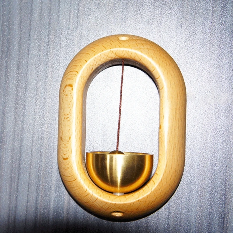 R2LD классические деревянные дверные колокольчики с магнитной ручкой входной