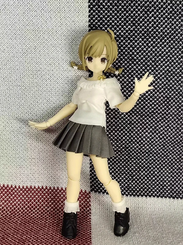

[Only Skirt]1/12th Sodier Clothes Skirt Model for 6" azone12 figma Female Figure