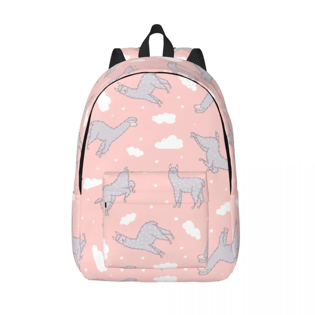 

South America Cute Llama Backpack Unisex Travel Bag Schoolbag Bookbag Mochila