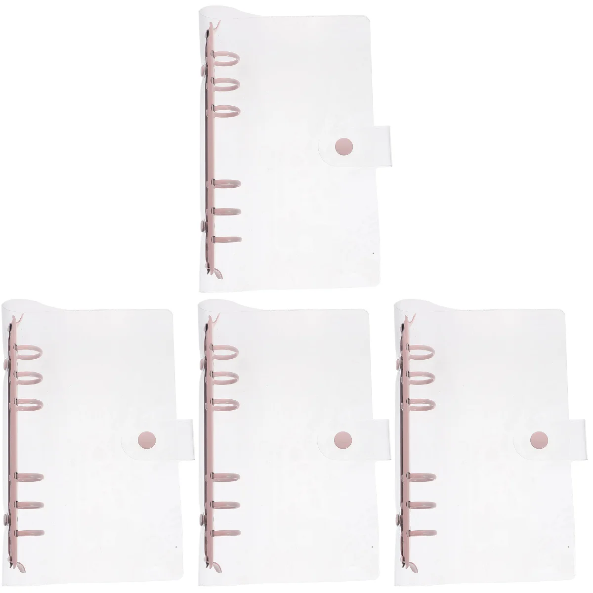 

Cover Binder Notebook Ring Diary Transparent Loose Leaf A5 Protector Pvc Refillable Journal Shell Rings Soft Clear Folder A6