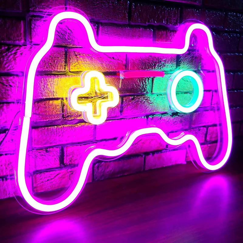 Custom Gaming LED Neon Sign Wall Decoration Gamer Room Neon Lamp Night Lights for Club Bar Home Party Decor Birthday Gifts