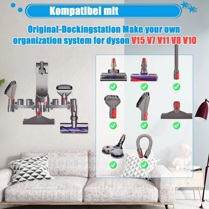 Кронштейн для пылесоса Dyson V15 V11 V10 V8 V7 |
