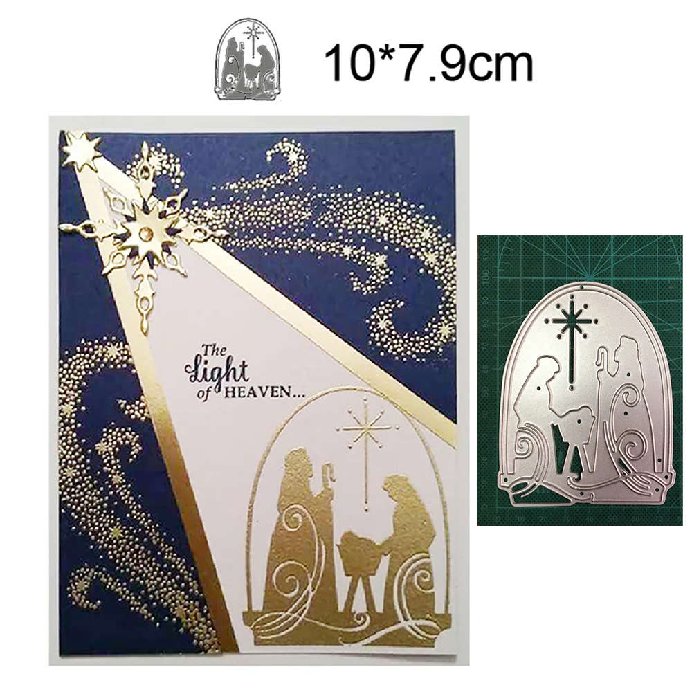 

Христианский крест 2022 новые металлические Вырубные штампы для скрапбукинга форма для изготовления поздравительных открыток рукоделие «сд...