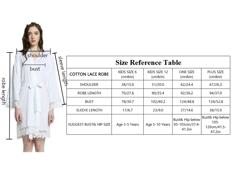 Personalized Bridesmaid Team Robes Bridal Robes Summer Robes Mariage Bride Robes Women Flower Girls