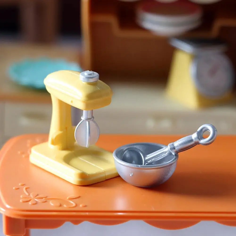 

3Pcs/Set Safe Miniature Toy Universal Tiny Miniature Blender Mini Dollhouse Miniature Toy