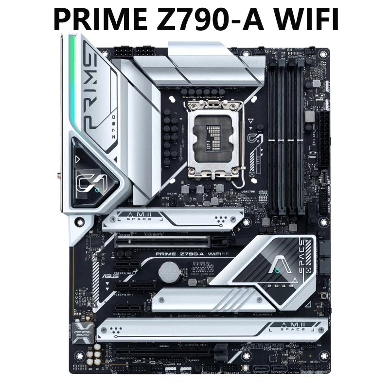 

ASUS PRIME Z790-A WIFI 6E LGA 1700 Intel13th&12th ATX Motherboard 16+1 DrMOS, PCIe 5.0,DDR5,4X M.2 Slots,2.5 Gb LAN,USB 3.2 Gen