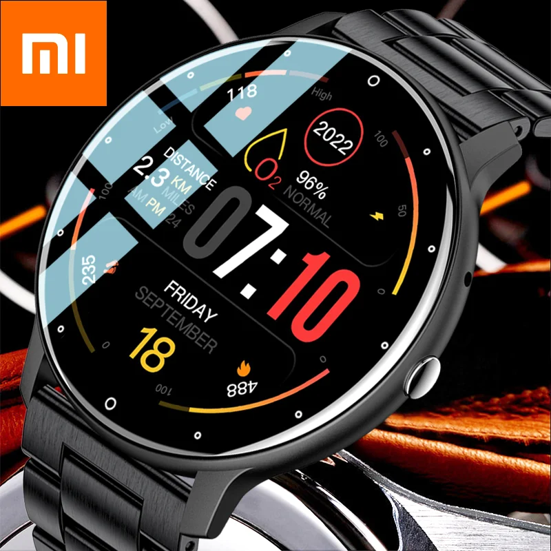 

Xiaomi Smart Watch Men Bluetooth Call Sports Fitness Bracelet Waterproof Clock Voice Assistant Women Smartwatch For Men +Box