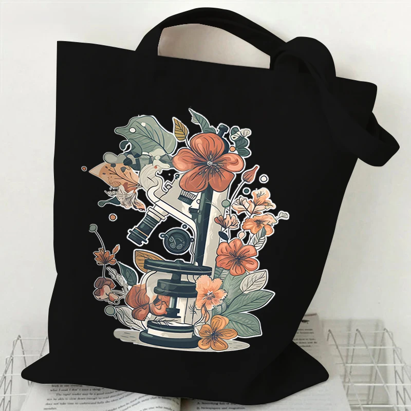 Холщовые сумки-тоуты с принтом в ассортименте