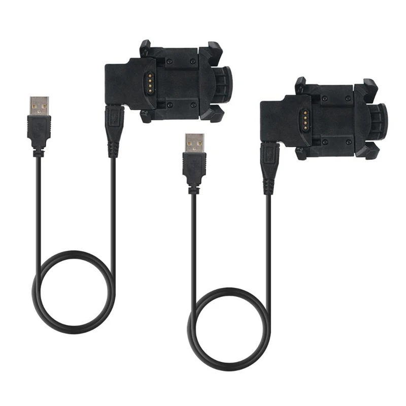 

2X USB Fast Charging Cable Charger Dock Data Sync For Garmin Fenix 3 HR Quatix 3 Watch Smart