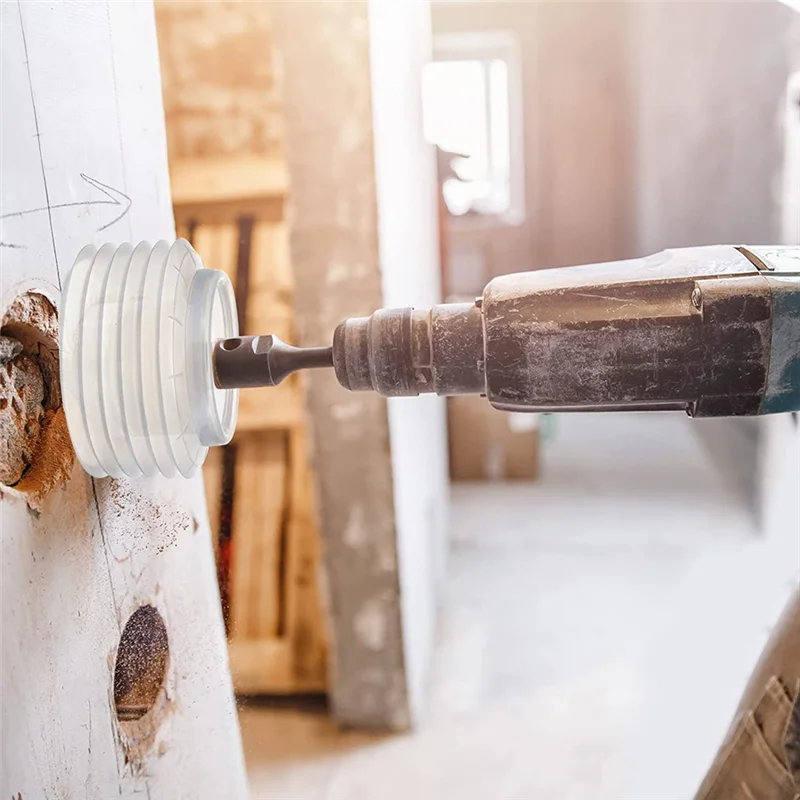 Прозрачный пылесборник для дрели кольцевая пила пылезащитный чехол простой в