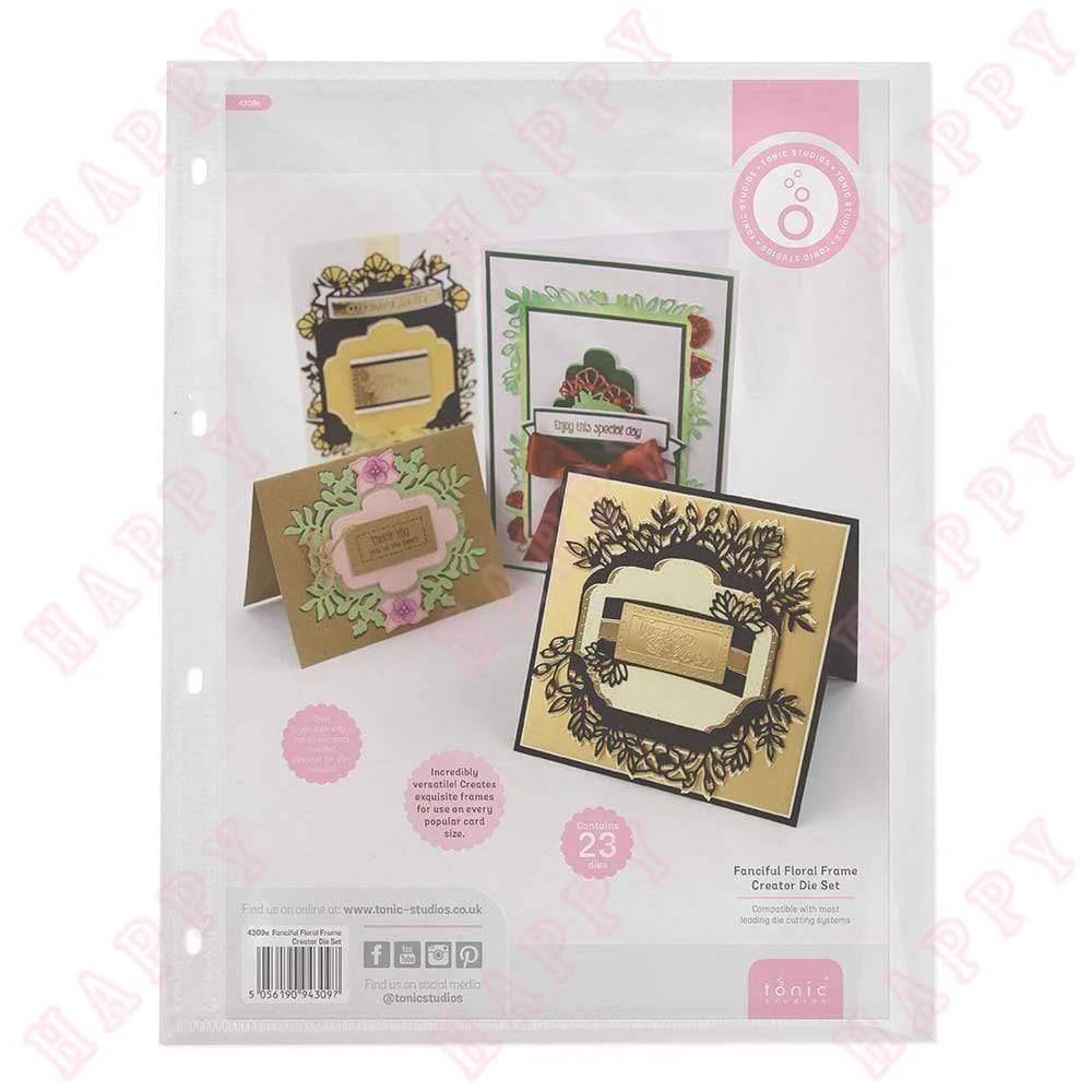 

Metal Cutting Dies Fanciful Floral Frame Creator For Scrapbooking Diary Decoration Paper Craft Embossing Template DIY Handmade