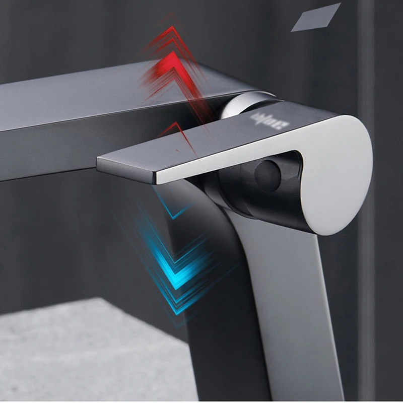 Хромированный смеситель Водопад для ванной комнаты кран раковины с начесом