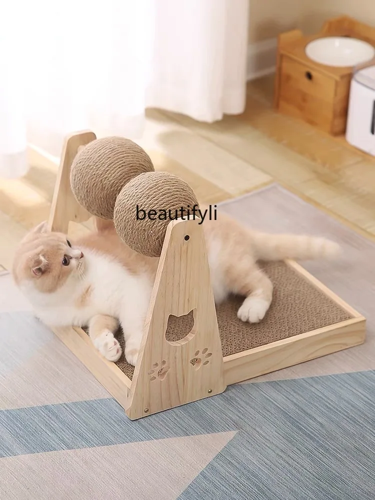 

zqCat Scratch Board No Dandruff Sisal Scratching Pole Anti-Scratching Sofa Grinding Scratch Board Scratch Board