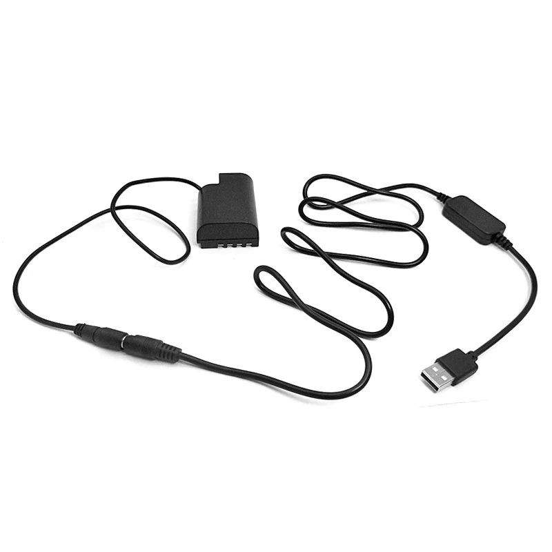DMW-BLF19E DMW DCC12 муфта + внешний аккумулятор USB-кабель адаптер для камеры Panasonic Lumix DMC-GH3