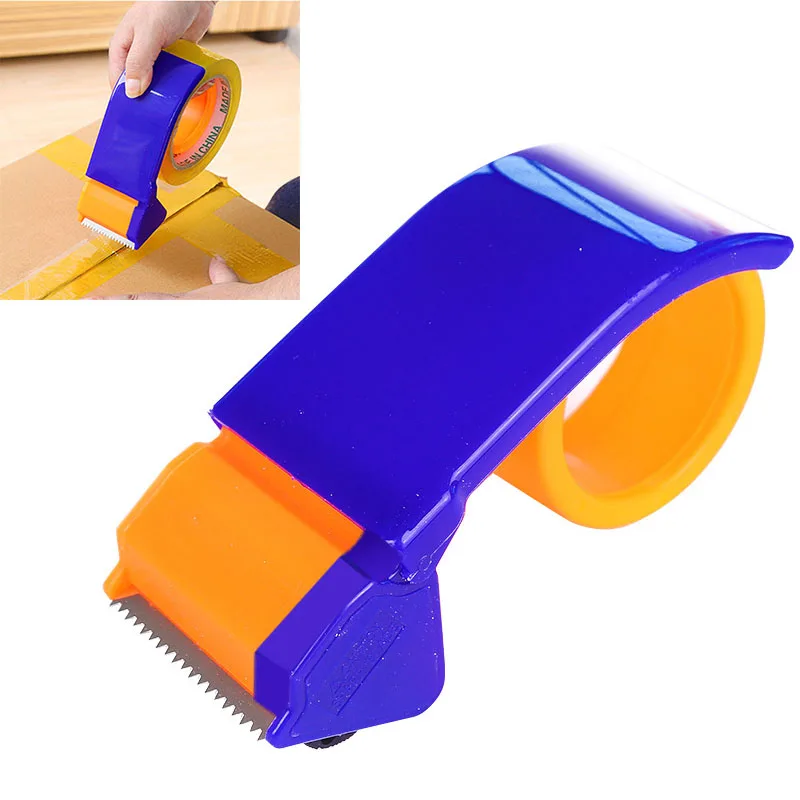 

Plastic Sealing Packer Tape Dispenser Packaging Parcel 48mm Width Roller Tape Cutter Sealing Tape Holder Manual Packing Machine