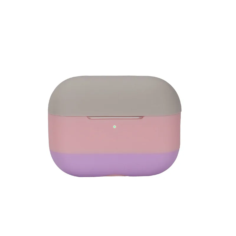 Фото Новый чехол для AirPods INS Style имеет абрикосовый цвет, силиконовый чехол для мобильного телефона Pro1 2, чехол для наушников, соответствующий цвету макарон №3