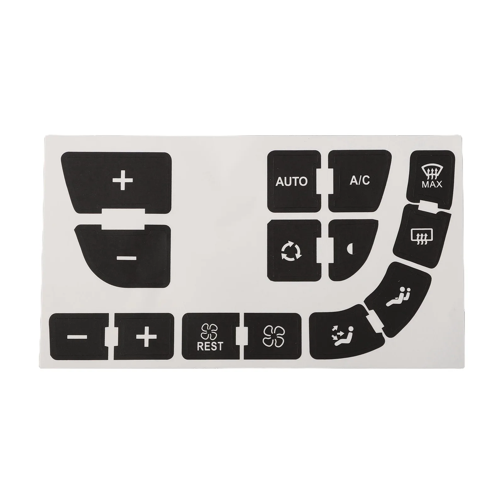 Интерьер вашего автомобиля ремонт кнопки наклейка белые надписи и персонажи