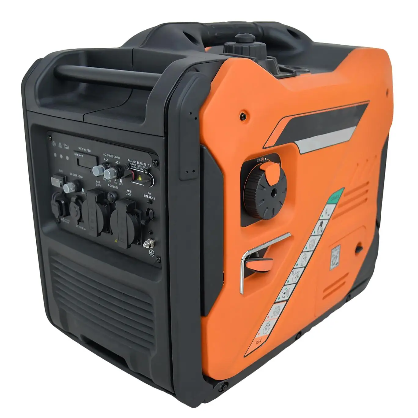 

ACTECmax Silent 5000W Generator AC.501.024 Automatic/Remote 5.0kW 11L 39KG Electrical Storage Portable Car Power Bank/Station