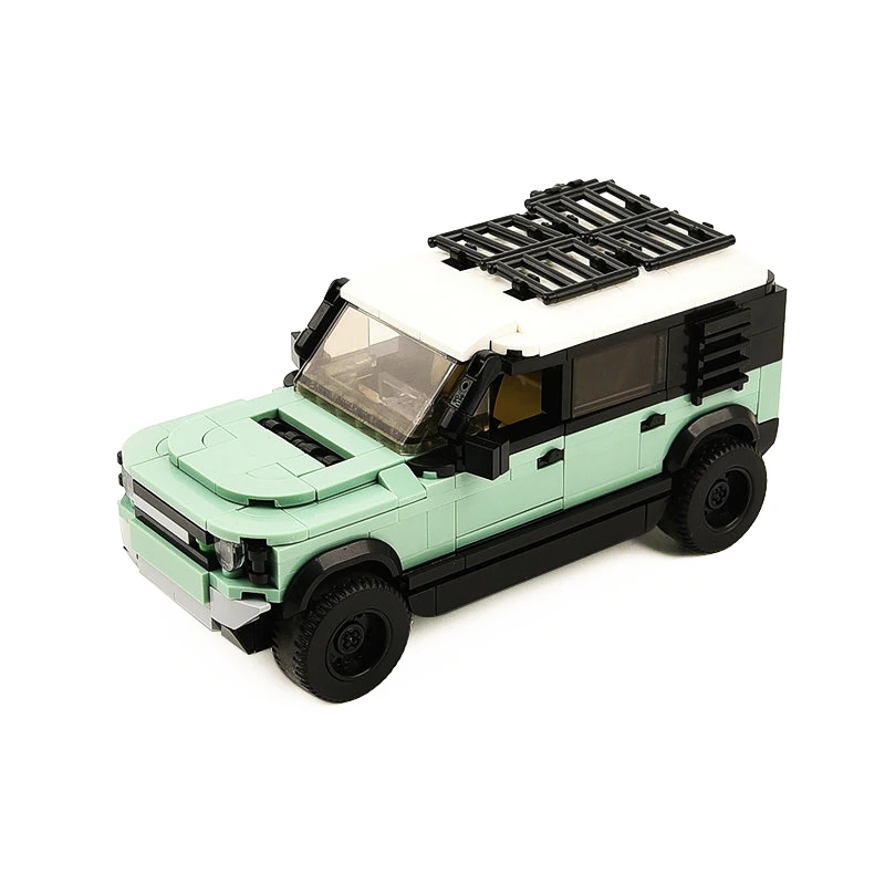 

Зелёный внедорожник MOC 84269, строительные блоки, автомобили, кирпичи, Сборная модель, игрушки «сделай сам», подарки для детей, мальчиков и дево...
