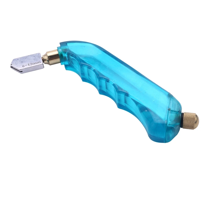 Promotion! Professional Heavy Hand Grip Oil Feeding Glass Cutter With Extra Replacement Head And Container-2Mm-6Mm-12Mm/12Mm |